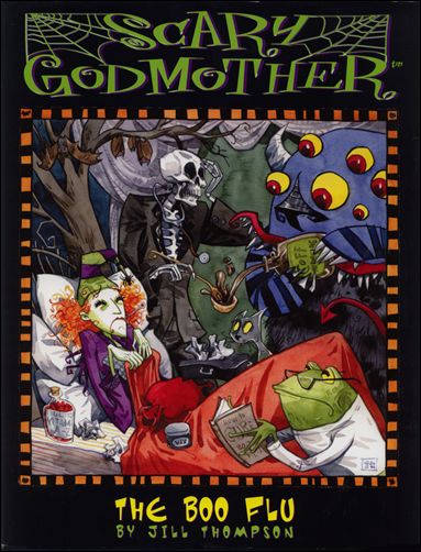 Scary Godmother - Boo Flu issue 1 Dust Jacket