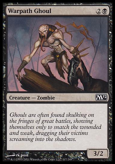 Magic the Gathering: 2012 Core Set (Base Set) card 117 Warpath Ghoul