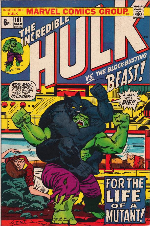 Incredible Hulk (1968) issue 161-B UK Price Cover