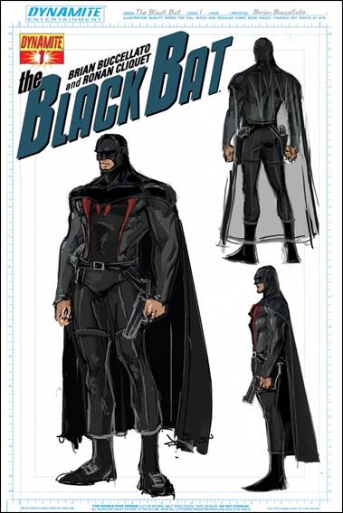Black Bat (2013) issue 1-G Brian Buccellato 1:25 "Design" Cover