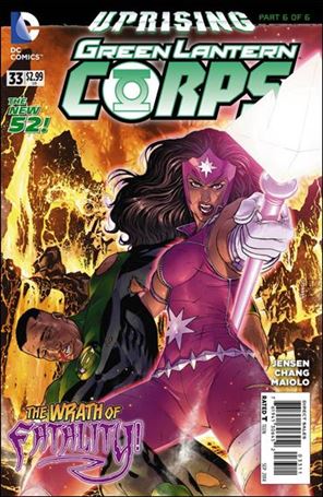 Green Lantern Corps (2011) issue 33 Francis Portela Cover