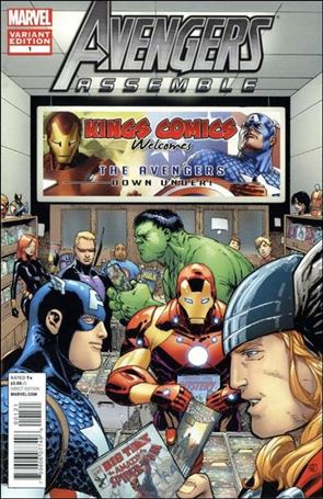 Avengers Assemble (2012) issue 1-SJ Kings Comics Comic Shop Cover