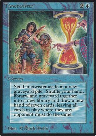 Magic the Gathering: Limited Edition Alpha (Base Set) card 84 Timetwister