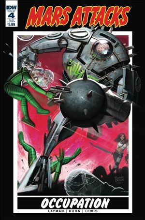 Mars Attacks: Occupation issue 4-B Ryan Brown Subscription Cover