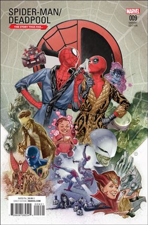 Spider-Man/Deadpool issue 9-B Julian Totino Tedesco The Story Thus Far... Cover