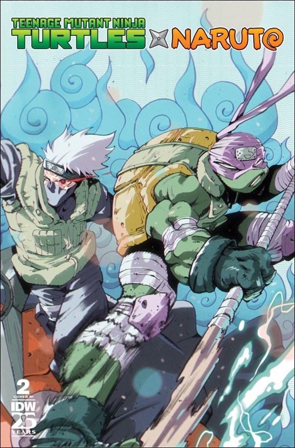 Teenage Mutant Ninja Turtles x Naruto issue 2-G Ricardo López Ortiz 1:75 Cover