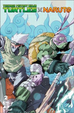 Teenage Mutant Ninja Turtles x Naruto issue 2-G Ricardo López Ortiz 1:75 Cover