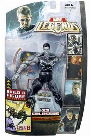 Marvel Legends (Queen Brood Series) figure 8 X3 Colossus (Flat Gray)