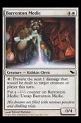 Magic the Gathering: Shadowmoor (Base Set) card 4 Barrenton Medic