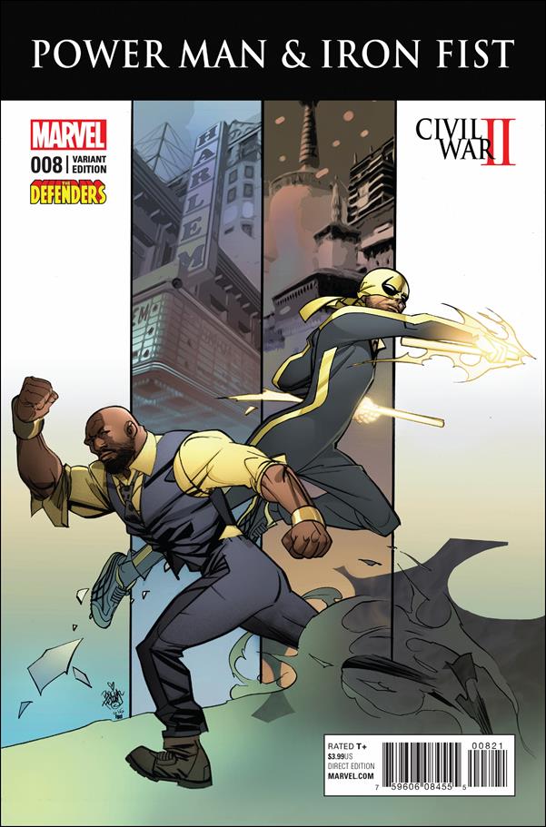 Power Man and Iron Fist (2016)  issue 8-B Pasqual Ferry Defenders Cover