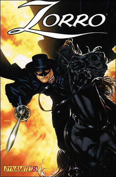 Zorro (2008) issue 8-B Ryan Sook Cover