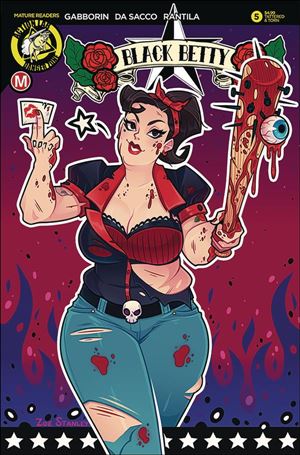 Black Betty issue 5-B Zoe Stanley Tattered & Torn Cover