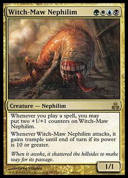 Magic the Gathering: Guildpact (Base Set) card 138 Witch-Maw Nephilim