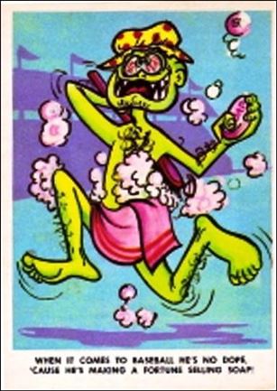 Baseball Weird-Ohs (Base Set) card 19 Sherm Shower