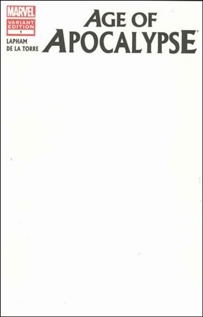 Age of Apocalypse (2012) issue 1-C Blank/Sketch Cover