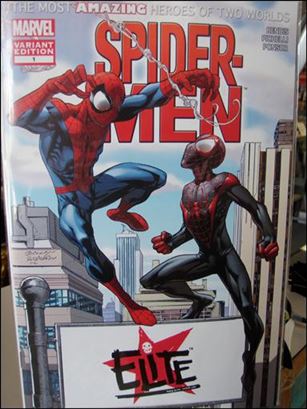 Spider-Men issue 1-MH Mark Bagley Elite Comics Cover