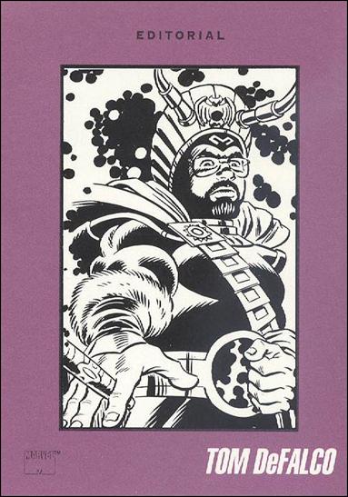 Marvel Autograph Editors Series II (Base Set) card 3 Tom DeFalco