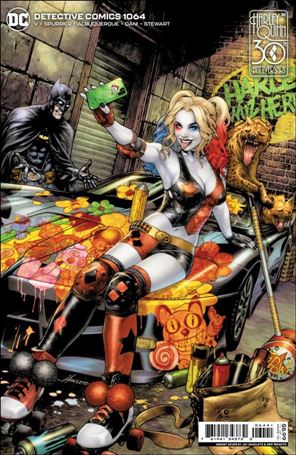 Detective Comics (1937) issue 1064-C Jay Anacleto Harley Quinn 30th Anniversary Cover