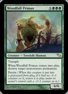 Magic the Gathering: Shadowmoor (Base Set) card 135 Woodfall Primus