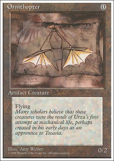 Magic the Gathering: 4th Edition (Base Set) card 341 Ornithopter