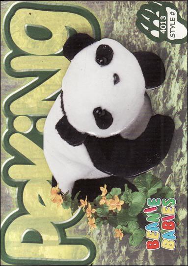 Beanie Babies Series 4 (Base Set) card 208 Peking