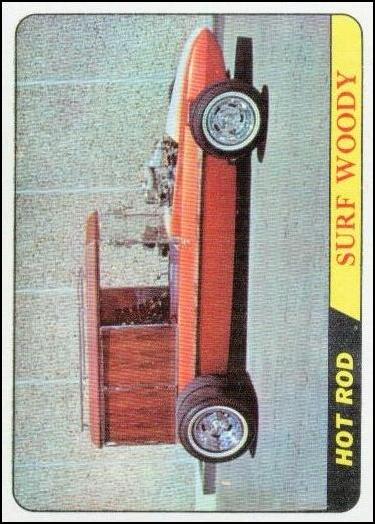 Hot Rods (Base Set) card 23-B Surf Woody (Yellow Back)