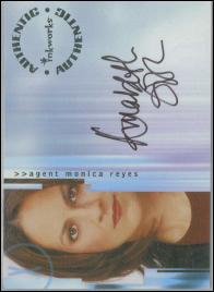 X-Files: Season 8 (Autograph Subset) card A12 Annabeth Gish as Agent Monica Reyes