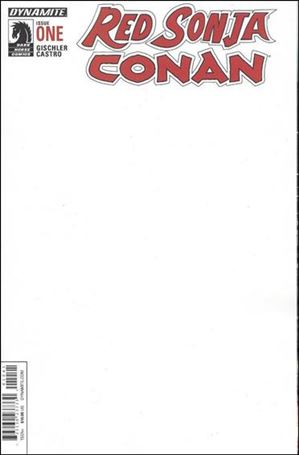 Red Sonja / Conan issue 1-D Blank Authentix Cover