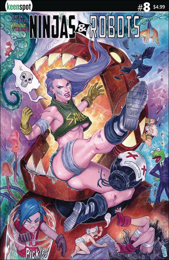 Ninjas and Robots issue 8-B Bella Rachlin Cover