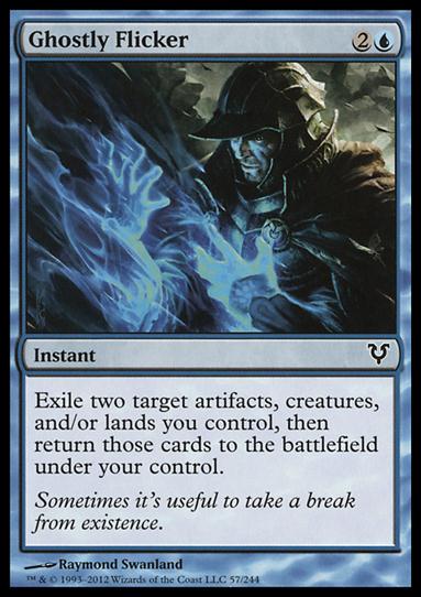 Magic the Gathering: Avacyn Restored (Base Set) card 57 Ghostly Flicker