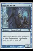 Magic the Gathering: 9th Edition (Base Set) card 80 Fugitive Wizard