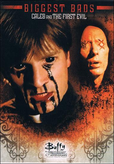 Buffy the Vampire Slayer: 10th Anniversary (Base Set) card 76 Caleb and The First Evil