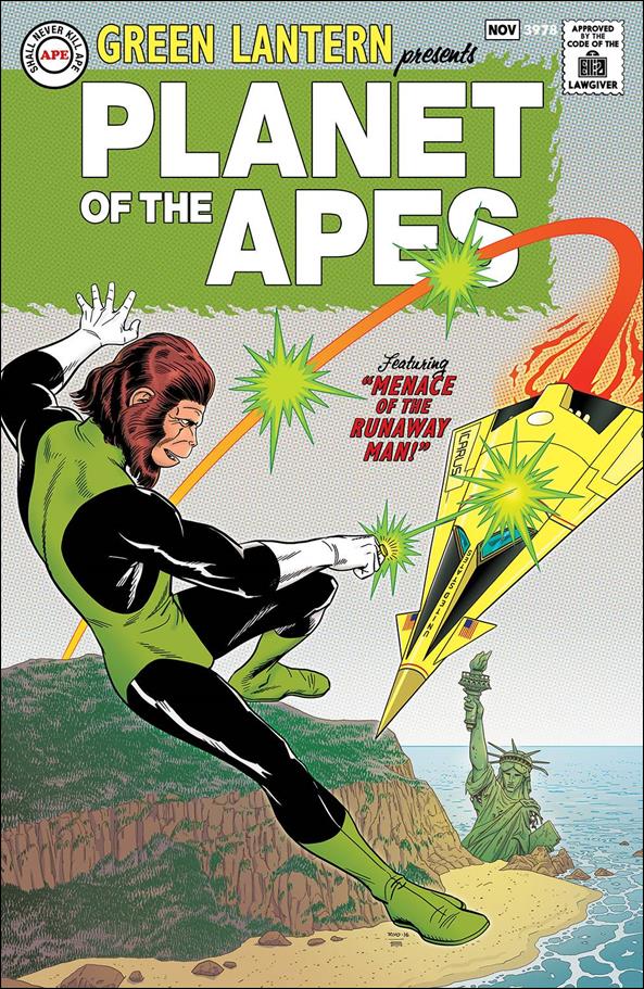 Planet of the Apes/Green Lantern issue 1-E Paul Rivoche 1:25 Cover