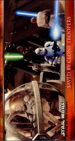 Star Wars: Attack of the Clones Widevision (Promo) card W4 Saved by Clone Troopers