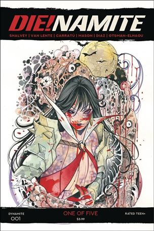 Die!namite issue 1-F Peach Momoko 1:10 Vampirella Zombie Cover