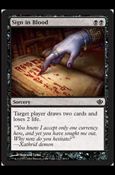 Magic the Gathering: Duel Decks: Garruk vs. Liliana (Base Set) card 49 Sign in Blood