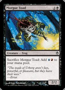 Magic the Gathering: Duel Decks: Ajani vs. Nicol Bolas card 47 Morgue Toad