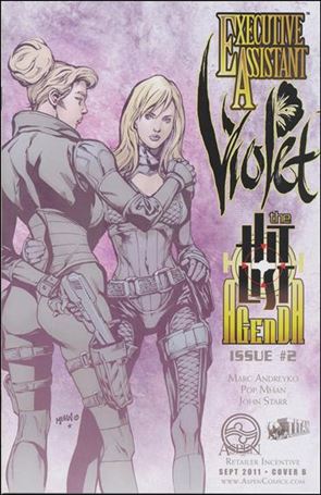 Executive Assistant: Violet issue 2-B Pop Mahn 1:10 Sketch Cover