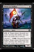 Magic the Gathering: Duel Decks: Garruk vs. Liliana (Base Set) card 34 Ghost-Lit Stalker