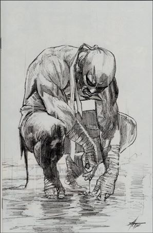 Iron Fist (2017) issue 1-L Gabriele Dell'Otto Frankie's Comics Sketch Cover