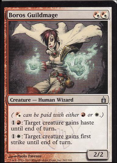 Magic the Gathering: Ravnica (Base Set)  card 242 Boros Guildmage