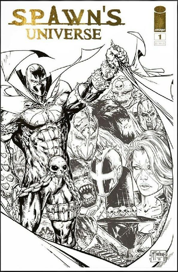 Spawn's Universe issue 1-I Gold Logo Jim Cheung Cover (2nd Printing)