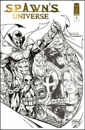 Spawn's Universe issue 1-I Gold Logo Jim Cheung Cover (2nd Printing)