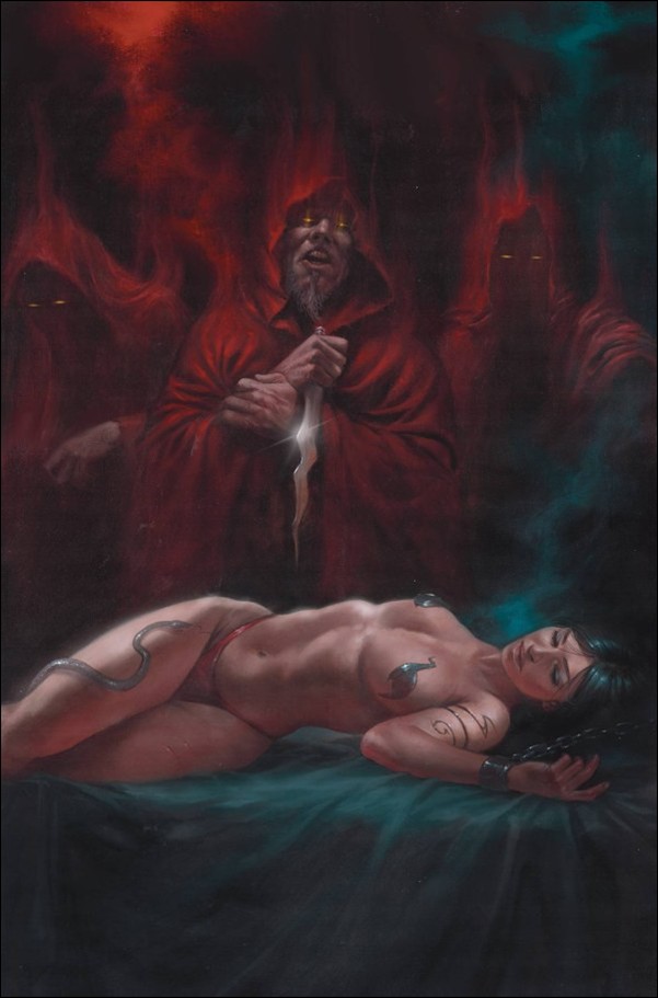 Vampirella (2025) issue 4-F Lucio Parrillo Metal Virgin Cover
