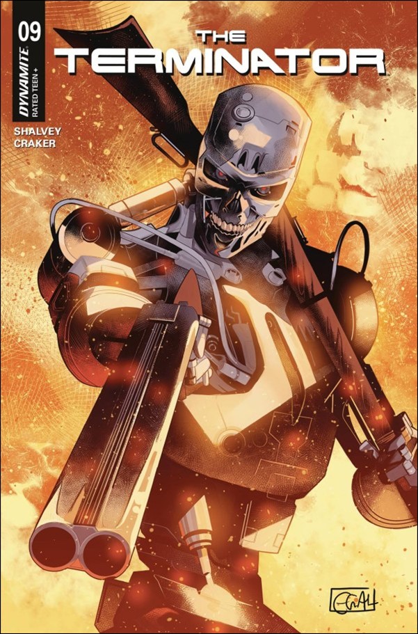 Terminator (2024) issue 9-B Edwin Galmon Cardstock Cover