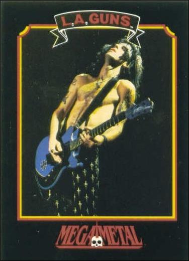 Mega Metal (Base Set) card 74 Tracii Guns 2