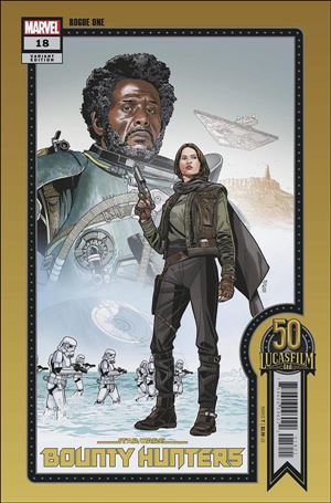 Star Wars: Bounty Hunters issue 18-B Chris Sprouse Lucasfilm 50th Anniversary Cover