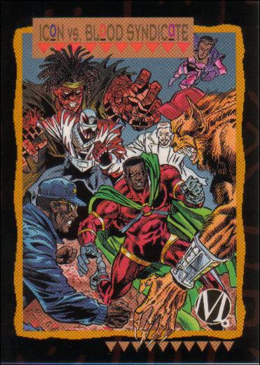 Milestone: The Dakota Universe (Base Set) card 62 Icon vs Blood Syndicate