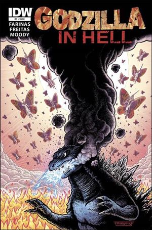 Godzilla in Hell issue 3 Buster Moody Cover