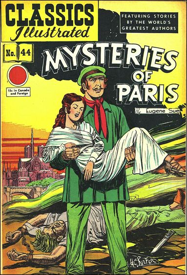 Classic Comics/Classics Illustrated issue 44-D HRN 62 - Reorder List on Back Cover